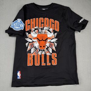 Chicago Bulls Shirt Mens Large Black NBA Basketball Pro Standard Graphic Tee